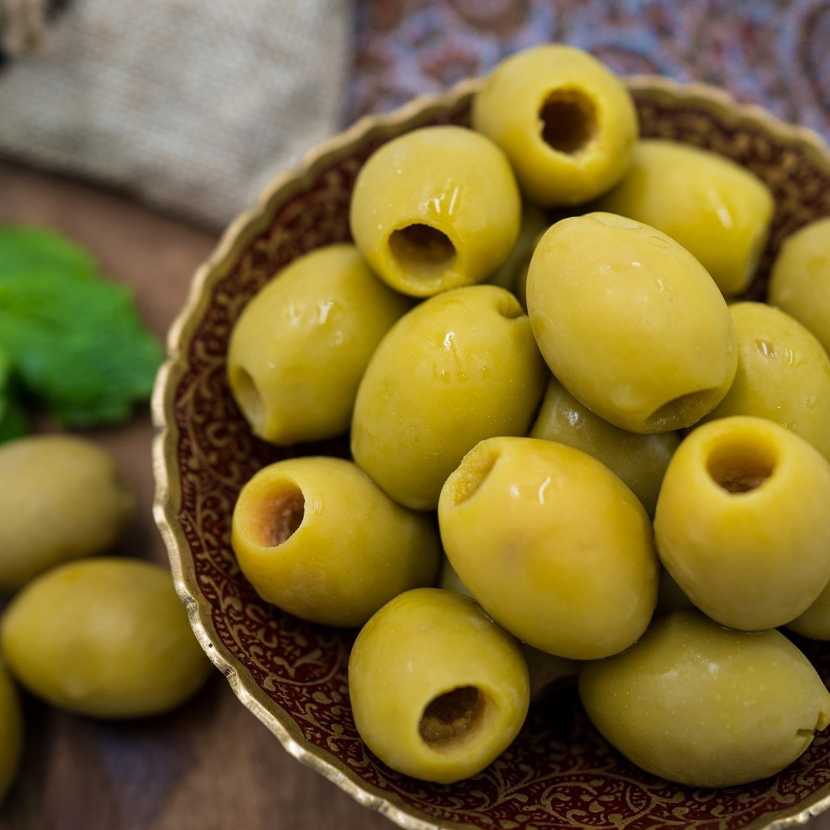 Pitted Green Olives