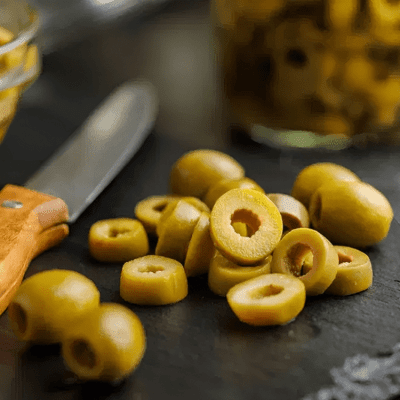 Sliced Green Olives